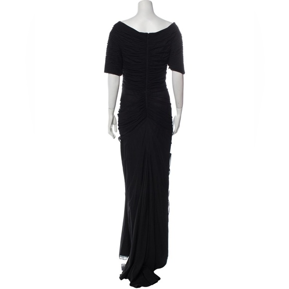 Tadashi Shoji Black Asymmetrical Dress - Picture 4 of 6